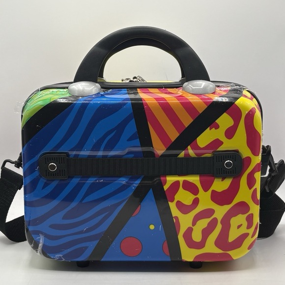 Heys Abstract Retro 90s Style Travel Carry-On Hard Shell make up Case - Picture 8 of 16